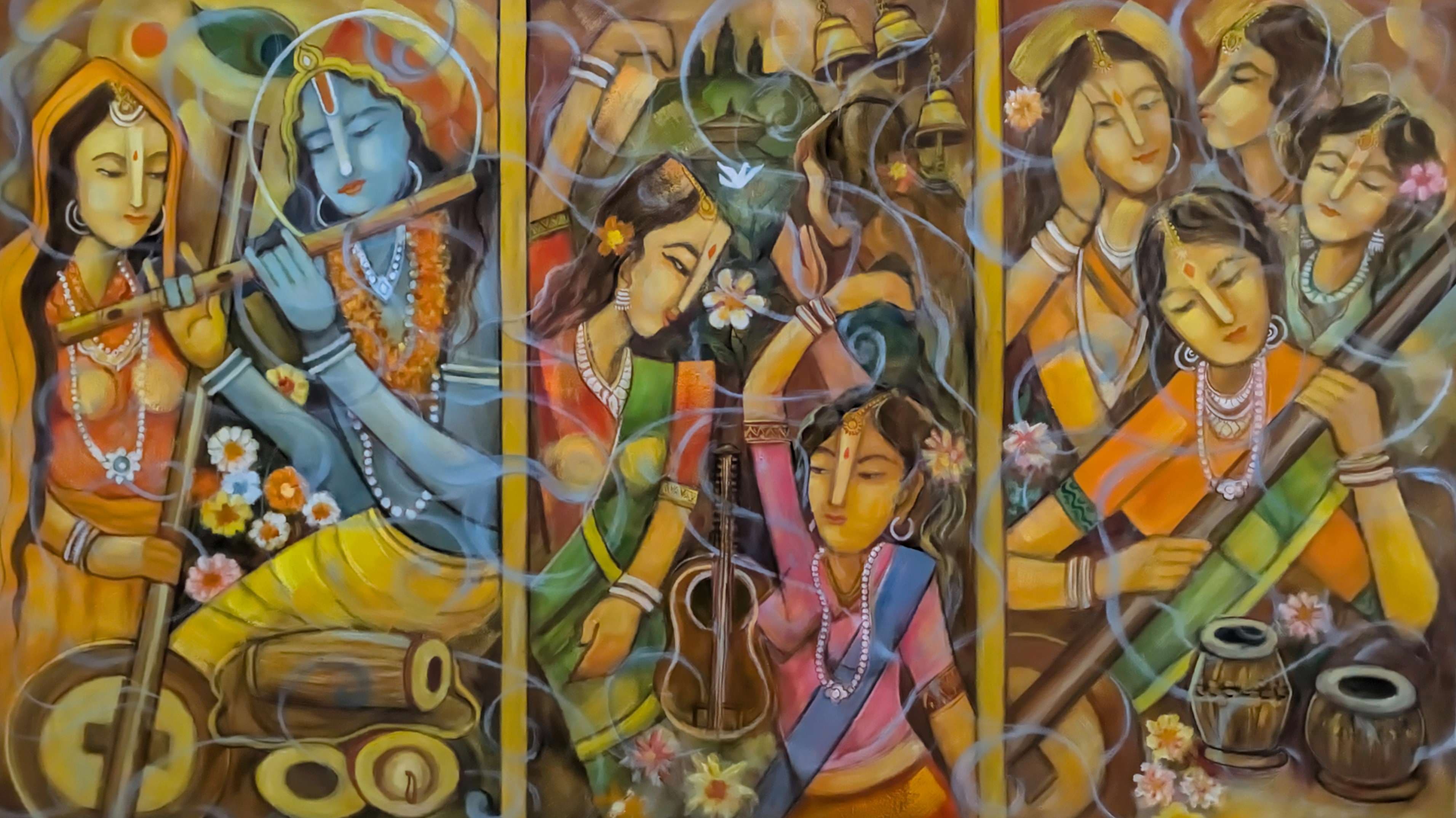 Nepalese Art Background